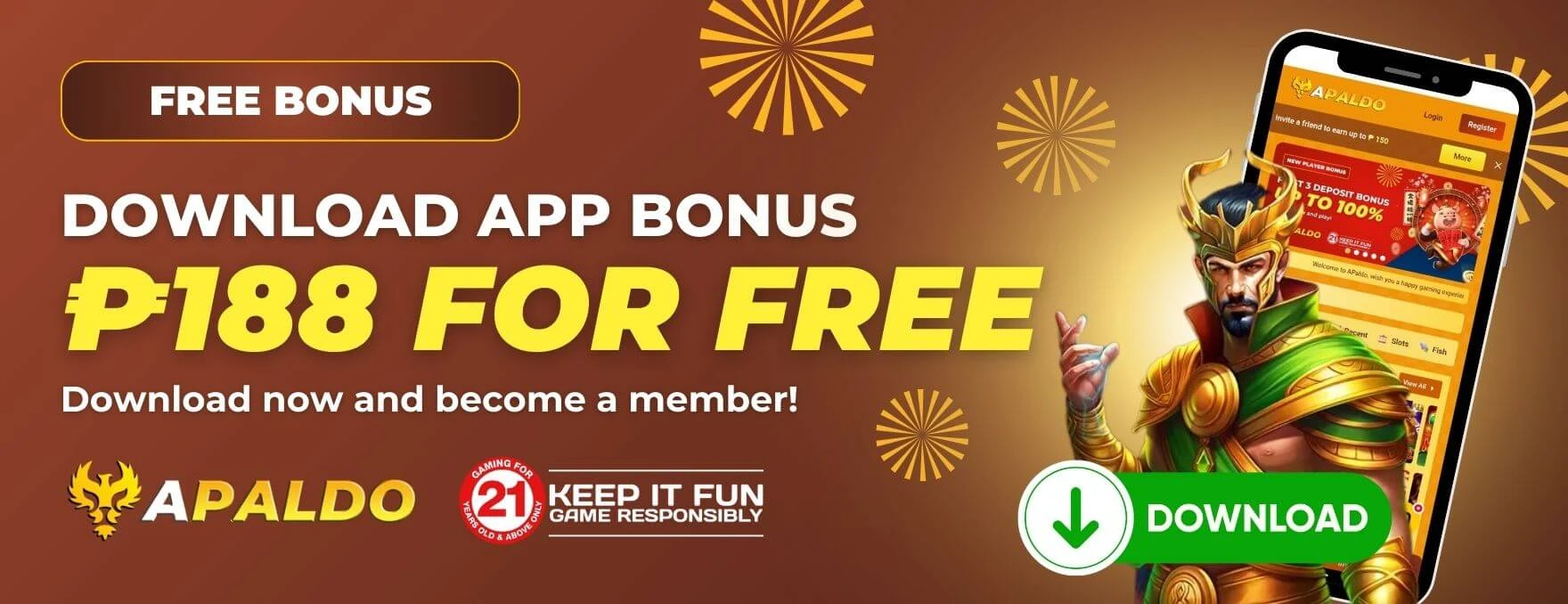 Apaldo main casino banner