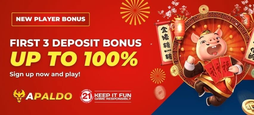 Apaldo mobile casino promotion banner