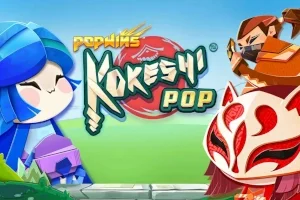 Kokeshi Pop slot game by AvatarUX