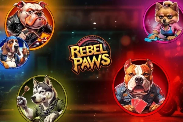 Rebel Paws slot game by AvatarUX