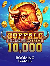 Buffalo Hold and Win Extreme 10,000 slot game by Booming Games