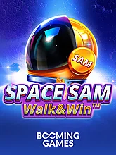 Space Sam Walk and Win slot game by Booming Games