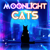 Moonlight Cats slot game by Big Pot