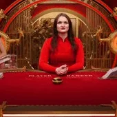 Golden Wealth Baccarat live casino game by Evolution