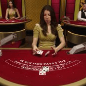 Blackjack VIP I live casino game by Evolution