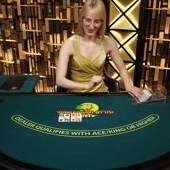 Caribbean Stud Poker live casino game by Evolution