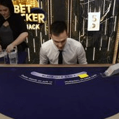 Infinite Bet Stacker Blackjack live casino game by Evolution