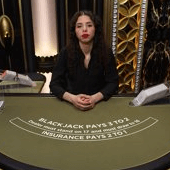 Platinum Privé Blackjack 4 live casino game by Evolution
