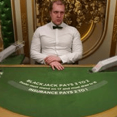 Salon Privé Blackjack D live casino game by Evolution