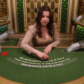 Salon Privé Blackjack E live casino game by Evolution