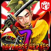 Japanese 7 Heroes slot game by KA Gaming