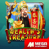 Wealth's Treasure slot game by Mega Entertainment
