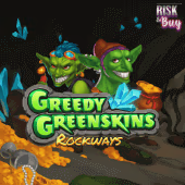 Greedy Little Green Demon Rockways slot game by Mascot Gaming