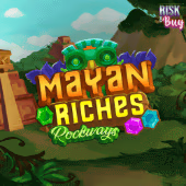Mayan Riches Rockways slot game by Mascot Gaming