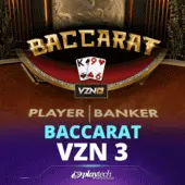 Baccarat VZN 3 live casino game by Playtech