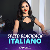 Speed Blackjack Italiano live casino game by Playtech