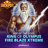 Age of the Gods: King of Olympus Fire Blaze Xtreme A1 slot game by Playtech