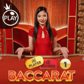 Baccarat 1 live casino game by Pragmatic Play