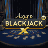 Blackjack X 18 - Azure live casino game by Pragmatic Play