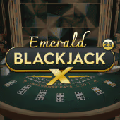 BlackjackX 23 - Emerald live casino game by Pragmatic Play