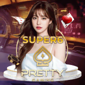 Super6 live casino game by Pretty Gaming