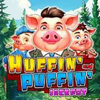 Huffin'and Puffin'Jackpot slot game by Spade Gaming