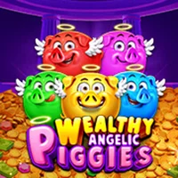 PIGGIES WEALTHY ANGELIC slot game by Spade Gaming