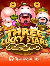 Three Lucky Stars slot game by Spade Gaming